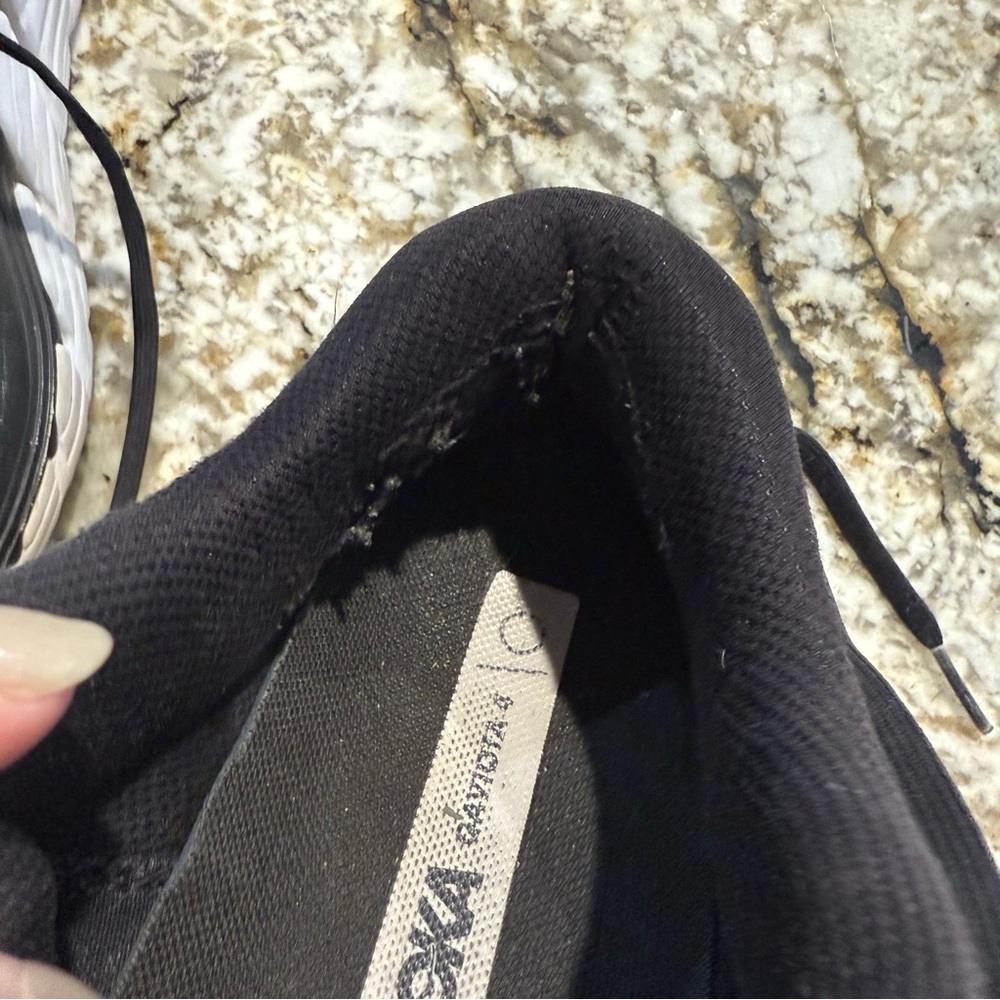 HOKA Gaviota 4 Black Running Shoe in Women’s Size 9.5 - Picture 8 of 10